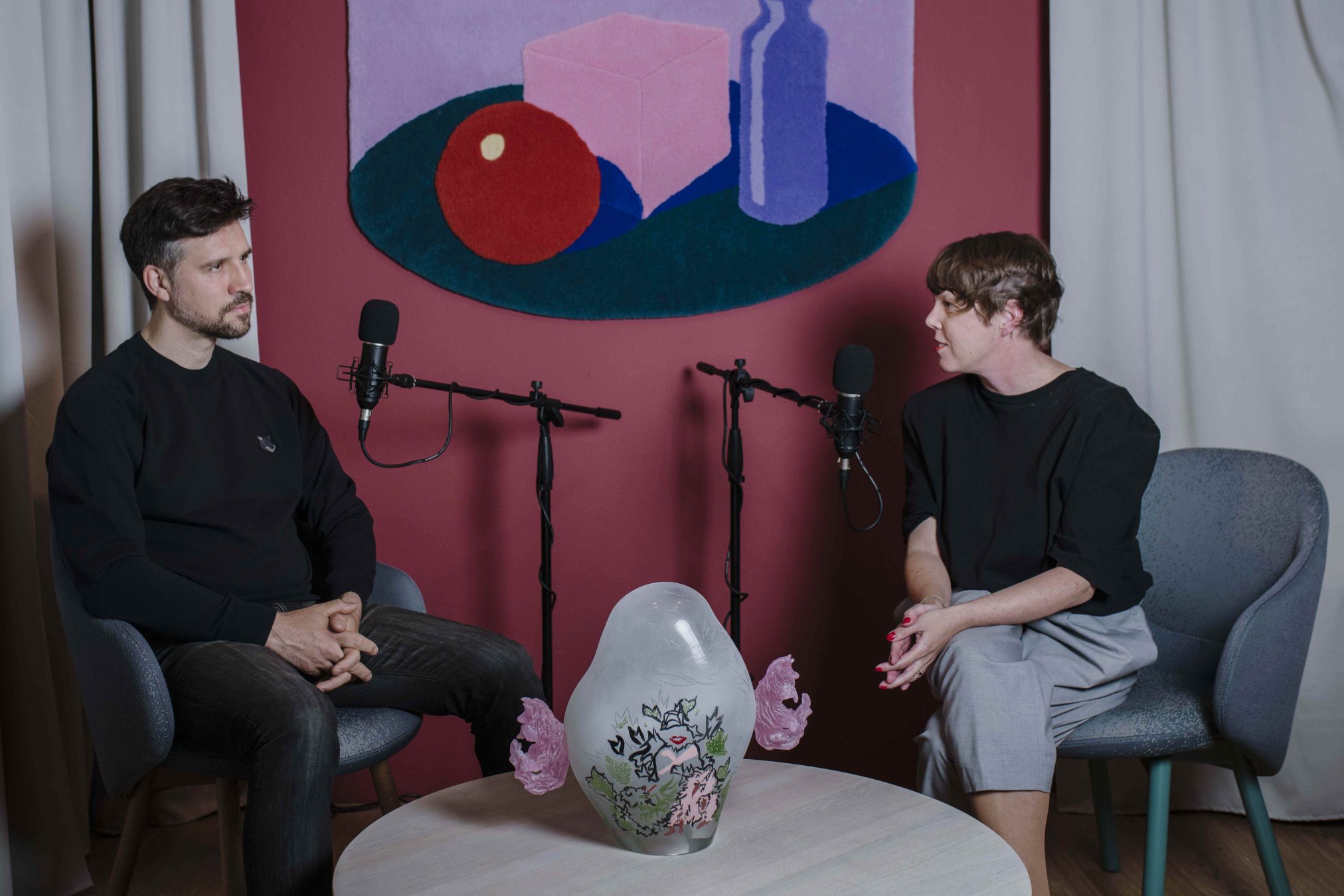 Natáčení podcastu Designnews