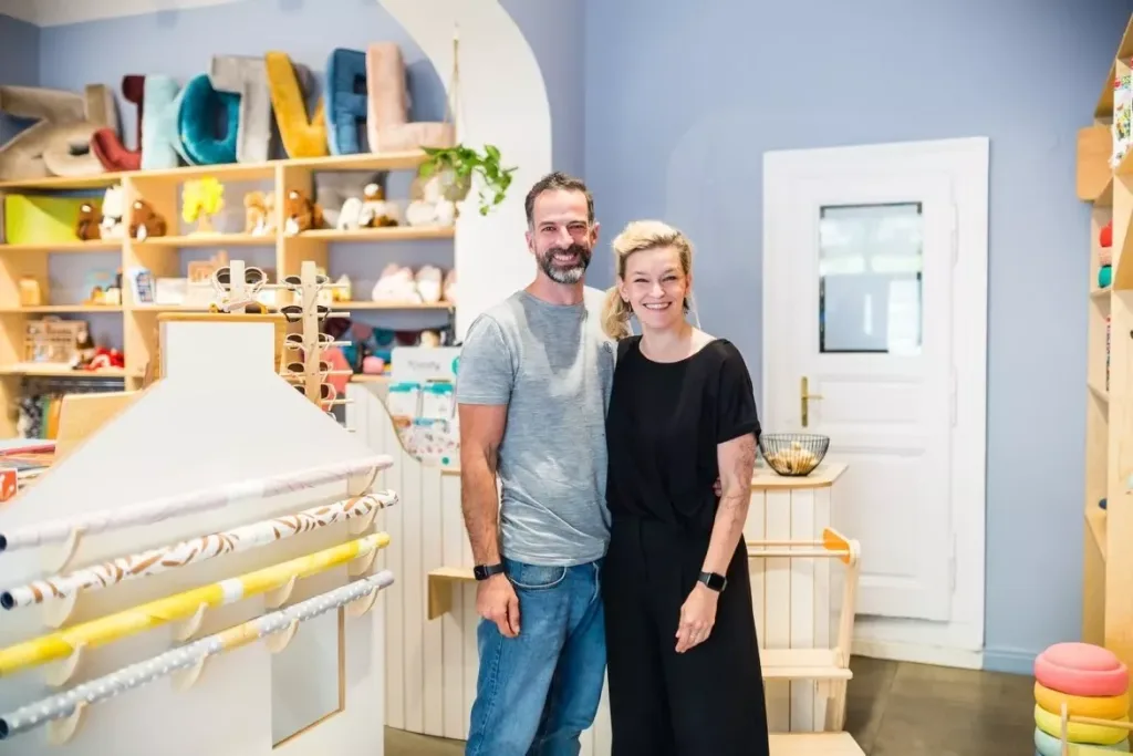 Majitelé společnosti Utukutu, Gábina a Viktor Hrdinovi