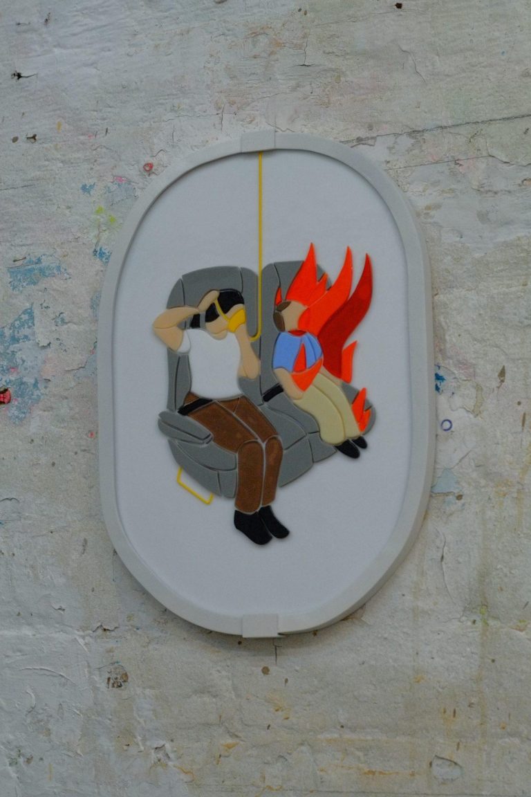 Look After Yourself First Fused Glass