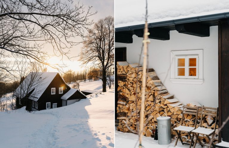 V zimě je velkým benefitem i sauna