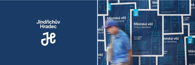 Nová vizuální identita města Jindřichův Hradec - studio Milou