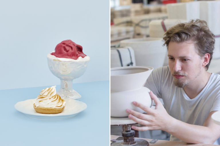 Keramický designér Matěj Polách a jeho porcelánový set na delikatesy MASTERcream