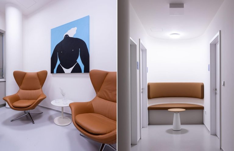 Vita Bene je galerijní projekt pro veřejně přístupný kurátorovaný výběr umění v poliklinice Health + na Novém Smíchově